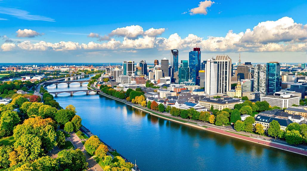 frankfurt s mild climate conditions